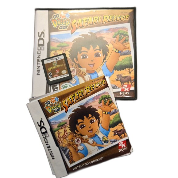 Go, Diego, Go! Safari Rescue – Nintendo DS 3DS Game Complete In Box (CIB) - Picture 1 of 7